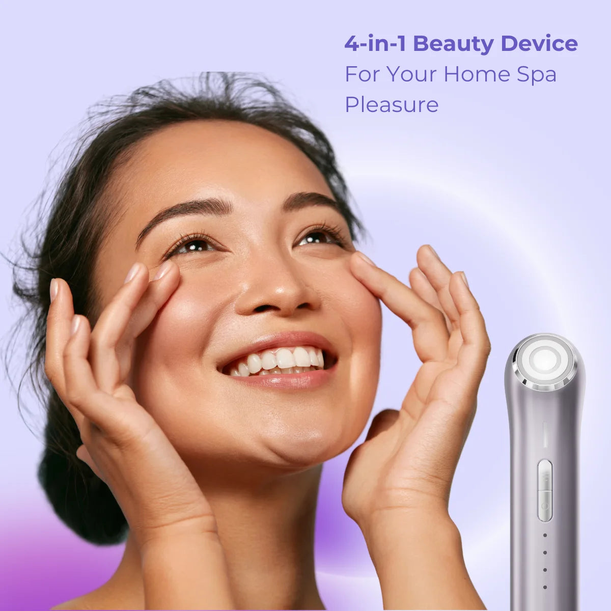 4-in-1 Red Light EMS Micro–Current Face Lifting Device